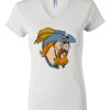 Women's Short Sleeve V-Neck T-Shirt Thumbnail