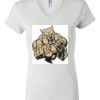 Women's Short Sleeve V-Neck T-Shirt Thumbnail