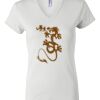 Women's Short Sleeve V-Neck T-Shirt Thumbnail