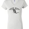 Women's Short Sleeve V-Neck T-Shirt Thumbnail