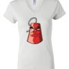 Women's Short Sleeve V-Neck T-Shirt Thumbnail