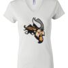 Women's Short Sleeve V-Neck T-Shirt Thumbnail