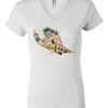 Women's Short Sleeve V-Neck T-Shirt Thumbnail