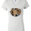 Women's Short Sleeve V-Neck T-Shirt Thumbnail