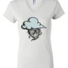 Women's Short Sleeve V-Neck T-Shirt Thumbnail