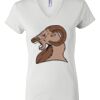 Women's Short Sleeve V-Neck T-Shirt Thumbnail