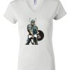 Women's Short Sleeve V-Neck T-Shirt Thumbnail