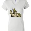 Women's Short Sleeve V-Neck T-Shirt Thumbnail