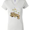 Women's Short Sleeve V-Neck T-Shirt Thumbnail