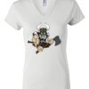 Women's Short Sleeve V-Neck T-Shirt Thumbnail