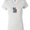 Women's Short Sleeve V-Neck T-Shirt Thumbnail