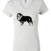 Women's Short Sleeve V-Neck T-Shirt Thumbnail