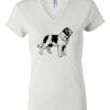 Women's Short Sleeve V-Neck T-Shirt Thumbnail