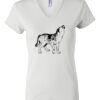 Women's Short Sleeve V-Neck T-Shirt Thumbnail