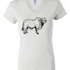 Women's Short Sleeve V-Neck T-Shirt Thumbnail