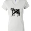 Women's Short Sleeve V-Neck T-Shirt Thumbnail