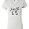 Women's Short Sleeve V-Neck T-Shirt Thumbnail