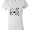 Women's Short Sleeve V-Neck T-Shirt Thumbnail