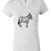 Women's Short Sleeve V-Neck T-Shirt Thumbnail