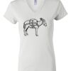 Women's Short Sleeve V-Neck T-Shirt Thumbnail