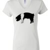 Women's Short Sleeve V-Neck T-Shirt Thumbnail