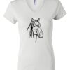 Women's Short Sleeve V-Neck T-Shirt Thumbnail