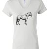 Women's Short Sleeve V-Neck T-Shirt Thumbnail