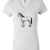 Women's Short Sleeve V-Neck T-Shirt Thumbnail