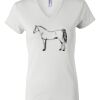 Women's Short Sleeve V-Neck T-Shirt Thumbnail