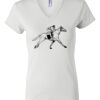 Women's Short Sleeve V-Neck T-Shirt Thumbnail