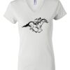 Women's Short Sleeve V-Neck T-Shirt Thumbnail