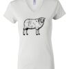 Women's Short Sleeve V-Neck T-Shirt Thumbnail