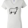 Women's Short Sleeve V-Neck T-Shirt Thumbnail