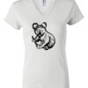 Women's Short Sleeve V-Neck T-Shirt Thumbnail