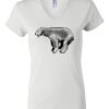 Women's Short Sleeve V-Neck T-Shirt Thumbnail