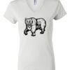 Women's Short Sleeve V-Neck T-Shirt Thumbnail