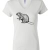 Women's Short Sleeve V-Neck T-Shirt Thumbnail