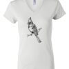 Women's Short Sleeve V-Neck T-Shirt Thumbnail