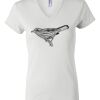 Women's Short Sleeve V-Neck T-Shirt Thumbnail