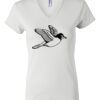 Women's Short Sleeve V-Neck T-Shirt Thumbnail