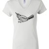 Women's Short Sleeve V-Neck T-Shirt Thumbnail