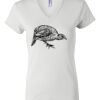 Women's Short Sleeve V-Neck T-Shirt Thumbnail