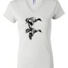 Women's Short Sleeve V-Neck T-Shirt Thumbnail