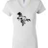 Women's Short Sleeve V-Neck T-Shirt Thumbnail