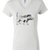 Women's Short Sleeve V-Neck T-Shirt Thumbnail