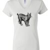 Women's Short Sleeve V-Neck T-Shirt Thumbnail