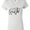 Women's Short Sleeve V-Neck T-Shirt Thumbnail