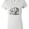 Women's Short Sleeve V-Neck T-Shirt Thumbnail