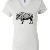 Women's Short Sleeve V-Neck T-Shirt Thumbnail