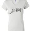 Women's Short Sleeve V-Neck T-Shirt Thumbnail